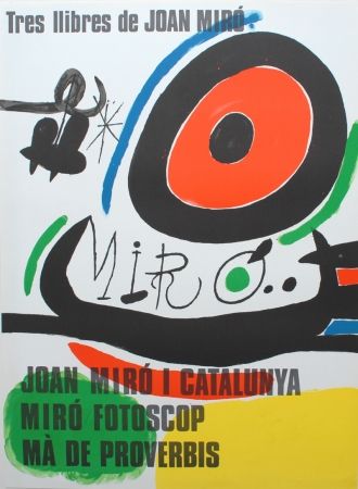 Lithographie Miró - Tres llibres de Joan Miró