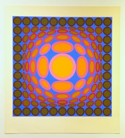 Sérigraphie Vasarely - Tri-Vega