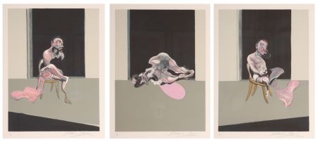Lithographie Bacon - Triptych August 1972