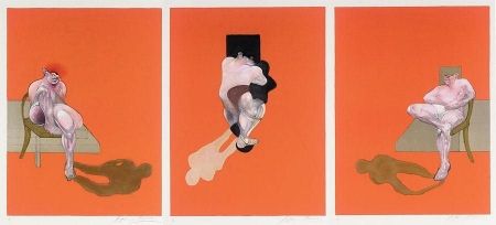 Lithographie Bacon - Triptyque 1983