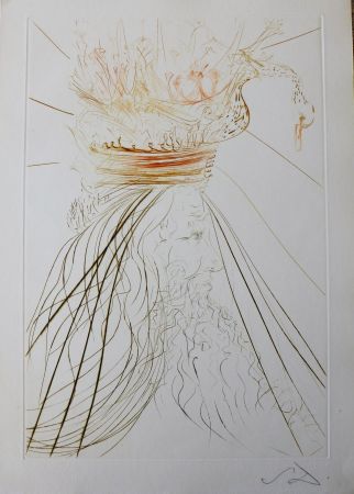 Gravure Dali - Tristan et Iseult : Le Roi Marc