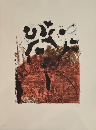 Lithographie Clavé - Trobadors (planche 10) 