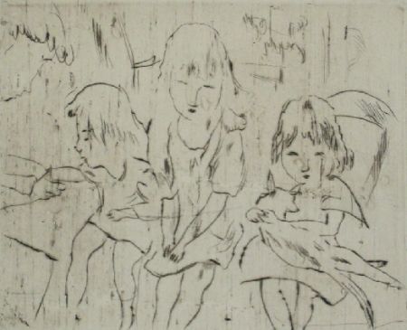 Pointe-Sèche Pascin - Trois petites filles