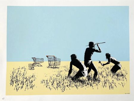 Sérigraphie Banksy - Trolley Hunters