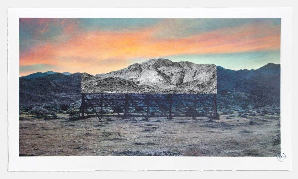 Lithographie Jr - Trompe l'oeil, Death Valley, Billboard, March 4, 2017