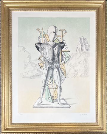 Lithographie De Chirico - Trovatore