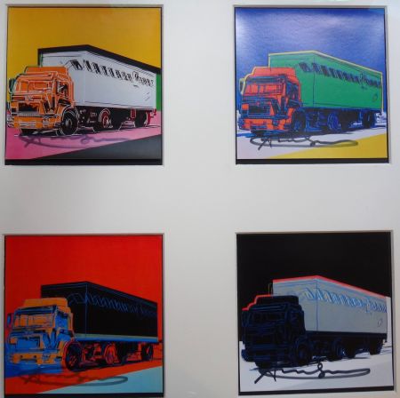 Lithographie Warhol - Trucks Announcement