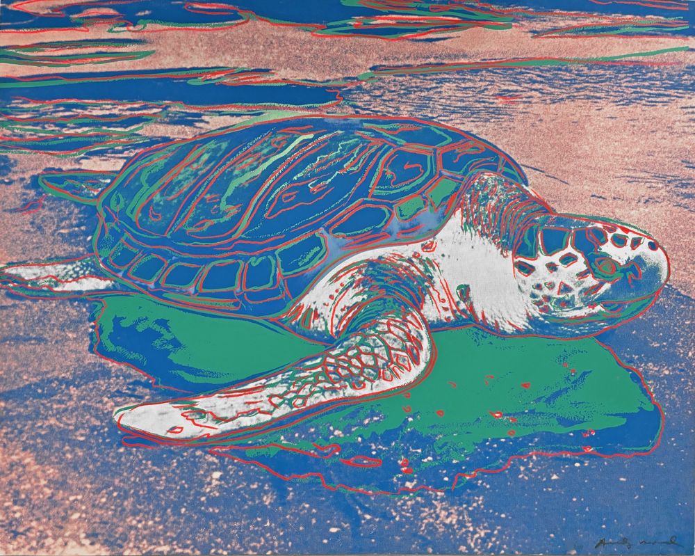 Sérigraphie Warhol - Turtle