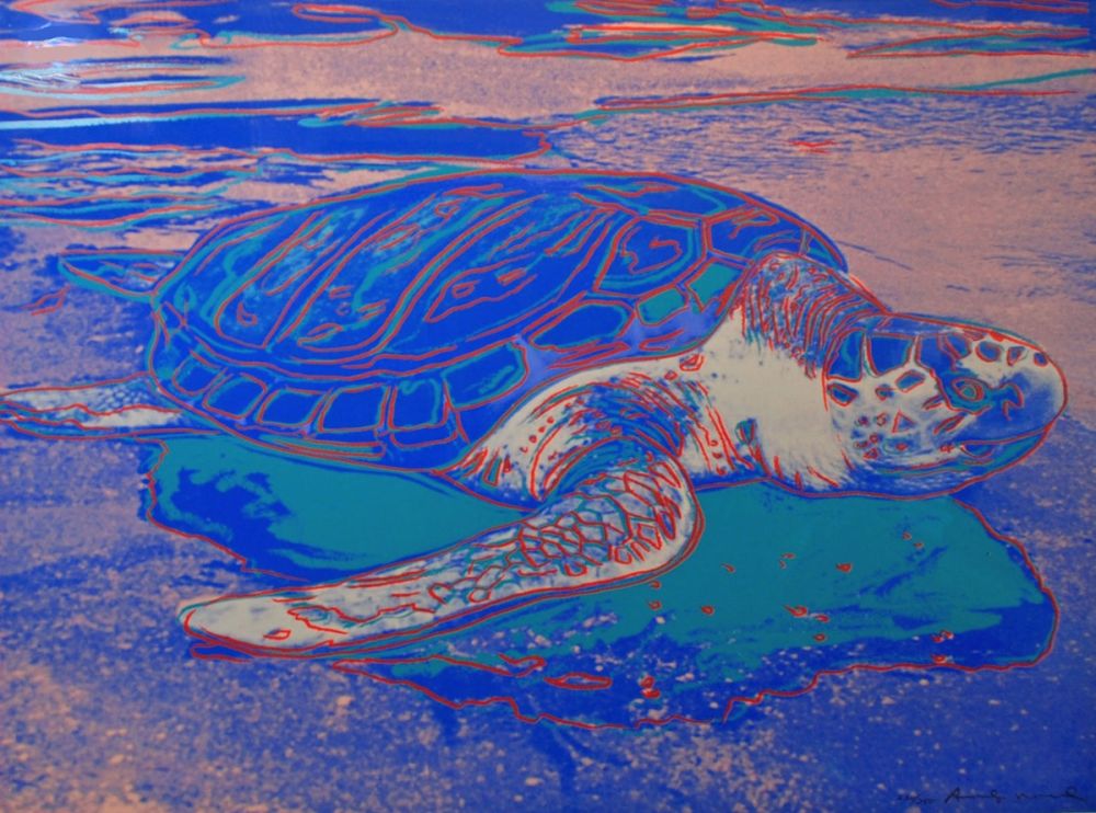 Sérigraphie Warhol - Turtle 