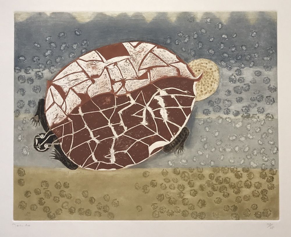 Gravure Toledo - Turtle with Crabs