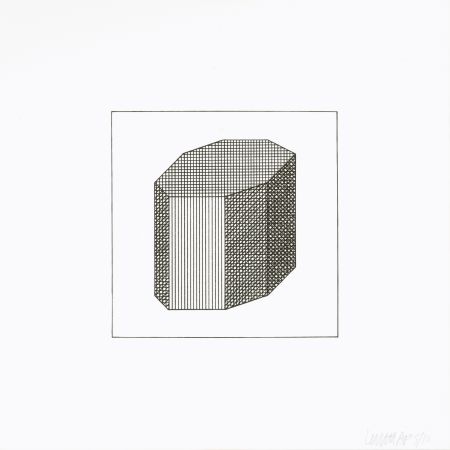 Sérigraphie Lewitt - Twelve Forms Derived From a Cube 12