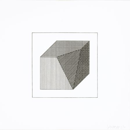 Sérigraphie Lewitt - Twelve Forms Derived From a Cube 14