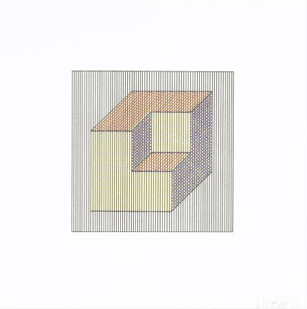 Sérigraphie Lewitt - Twelve Forms Derived From a Cube 15