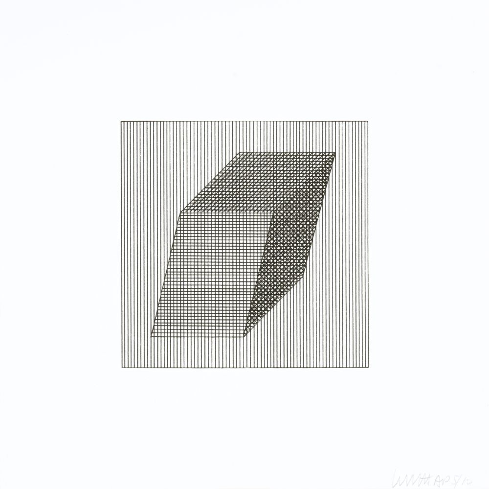 Sérigraphie Lewitt - Twelve Forms Derived From a Cube 20