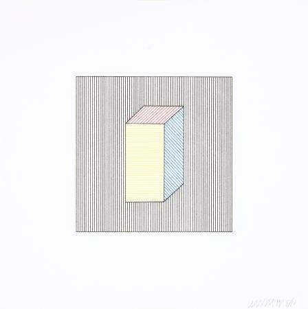 Sérigraphie Lewitt - Twelve Forms Derived From a Cube 27