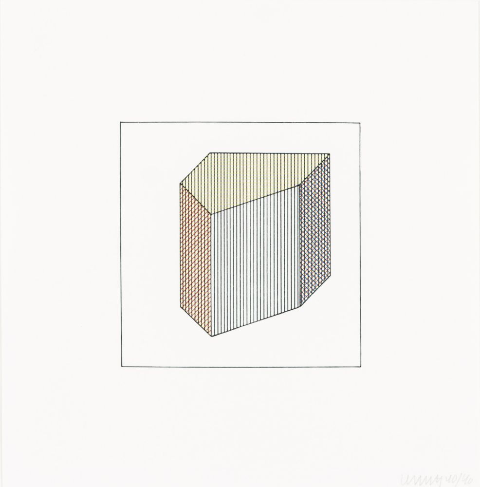 Sérigraphie Lewitt - Twelve Forms Derived From a Cube 31