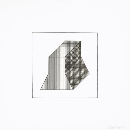 Sérigraphie Lewitt - Twelve Forms Derived From a Cube 34