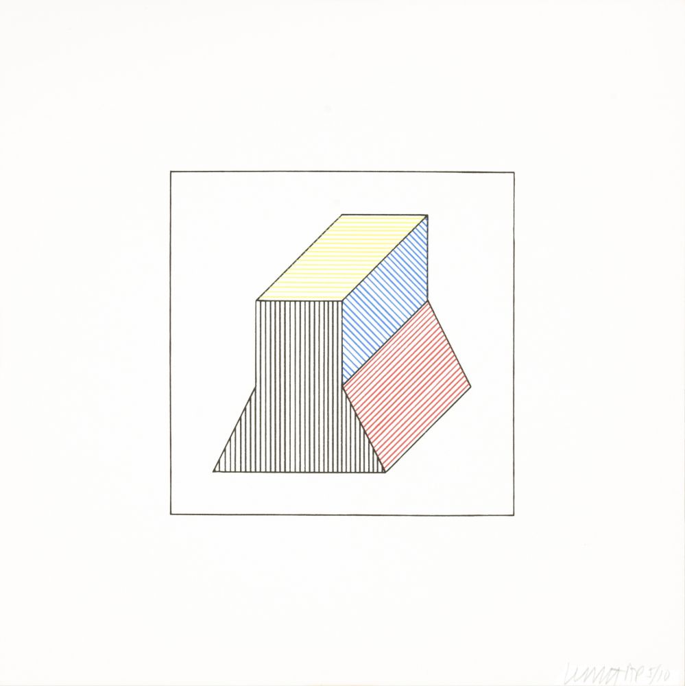 Sérigraphie Lewitt - Twelve Forms Derived From a Cube 37