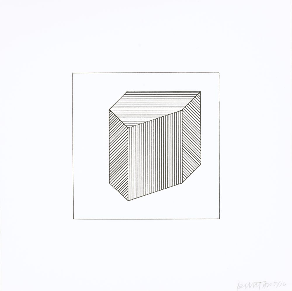 Sérigraphie Lewitt - Twelve Forms Derived From a Cube 40