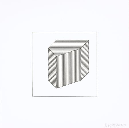 Sérigraphie Lewitt - Twelve Forms Derived From a Cube 40