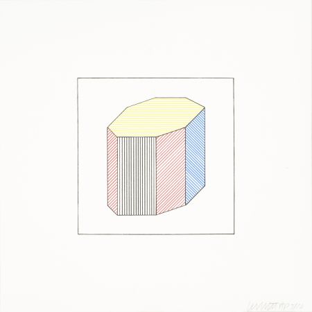 Sérigraphie Lewitt - Twelve Forms Derived From a Cube 43