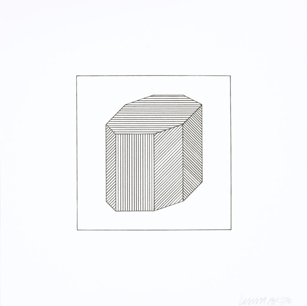 Sérigraphie Lewitt - Twelve Forms Derived From a Cube 44