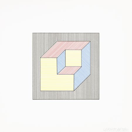 Sérigraphie Lewitt - Twelve Forms Derived From a Cube 47