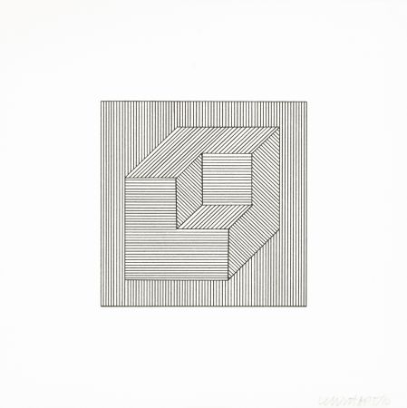 Sérigraphie Lewitt - Twelve Forms Derived From a Cube 48