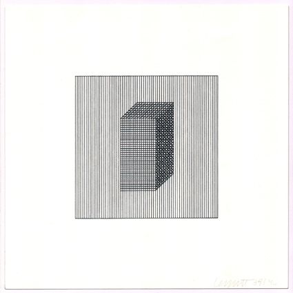 Sérigraphie Lewitt - Twelve Forms Derived from a Cube (Set of 48) (3)