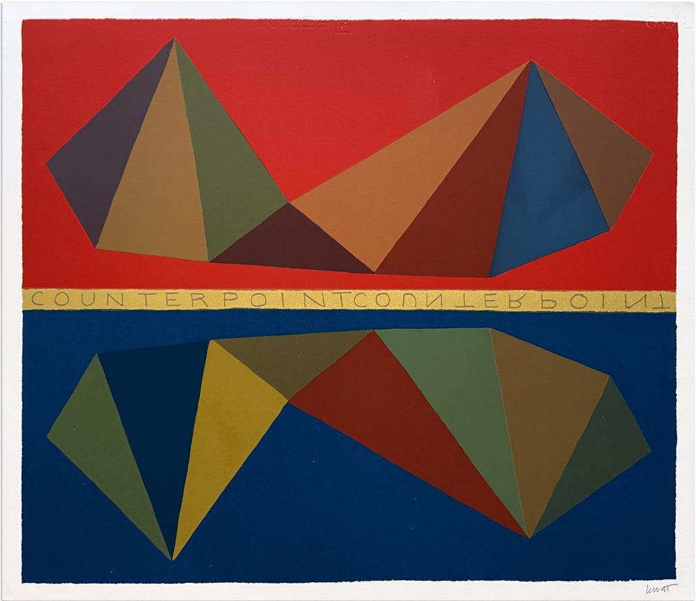 Multiple Lewitt - Two Asymmetrical Pyramids and Their Mirror Images (Counterpoint)