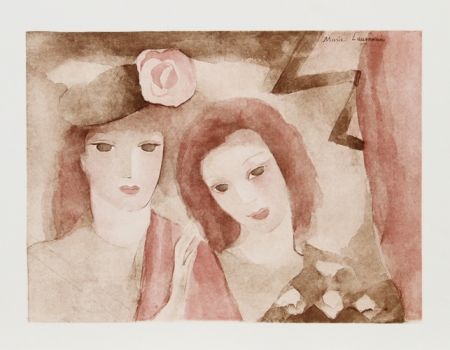 Eau-Forte Et Aquatinte Laurencin - Two Girls