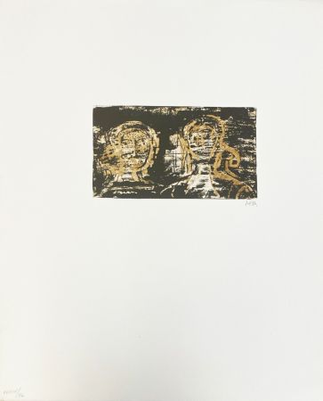 Lithographie Moore - Two Heads