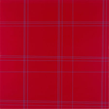 Lithographie Morellet - TWO PATTERNS OF PERPENDICULAR LINES - EXACTA FROM CONSTRUCTIVISM TO SYSTEMATIC ART 1918-1985