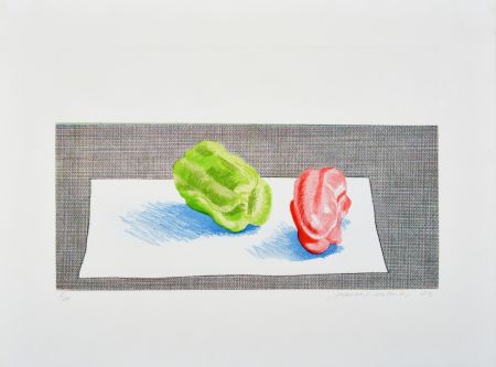 Gravure Hockney - Two Peppers