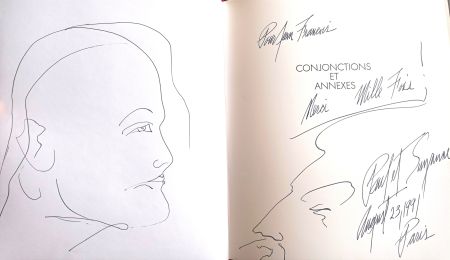 Aucune Technique Jenkins - Two Portraits in Ink, signed and dated - Conjonctions et Anexes, 1991