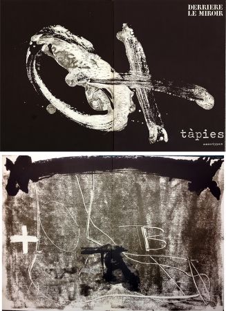 Livre Illustré Tàpies - TÀPIES. Monotypes . Derrière le Miroir n° 210. Juin 1974