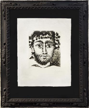 Aquatinte Picasso - Tête de faune (after)
