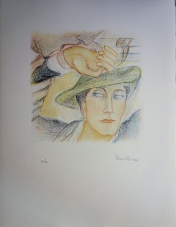 Lithographie Klossowski - Tête de Roberte