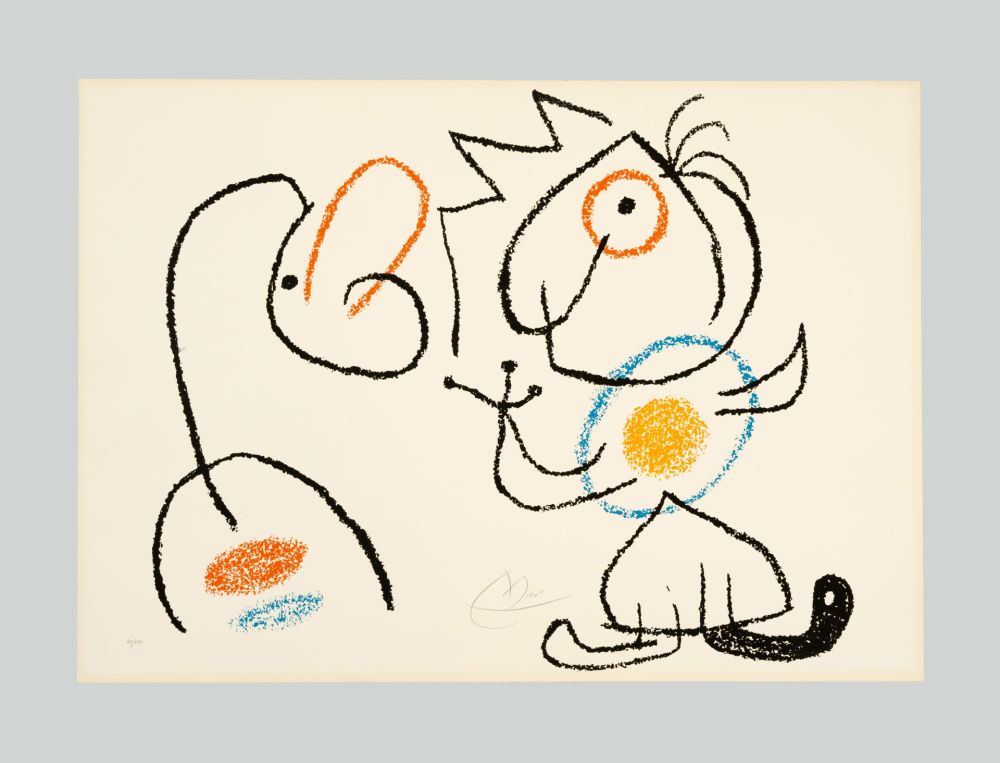 Lithographie Miró - Ubu aux Baleares