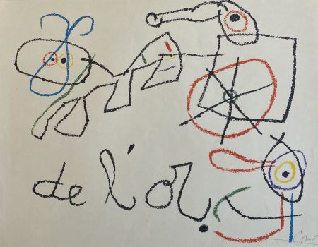 Lithographie Miró - Ubu aux Baleares I