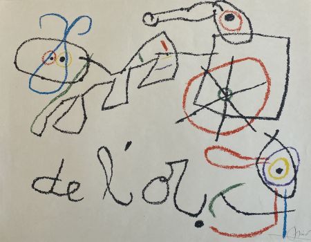 Lithographie Miró - Ubu aux Baleares I