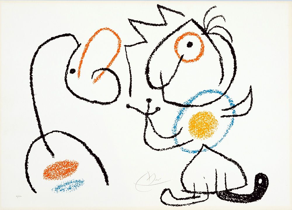 Lithographie Miró - Ubu aux Baléares