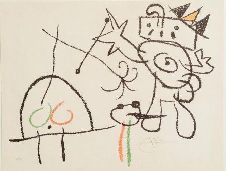 Lithographie Miró - Ubu aux Baléares