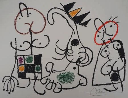 Lithographie Miró - Ubu aux Baléares - Planche 18