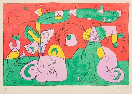 Lithographie Miró - Ubu Roi 