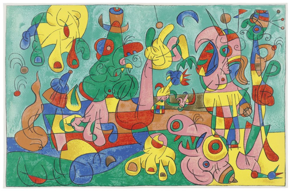 Livre Illustré Miró - Ubu Roi (with 13 color lithographs by Joan Miró)