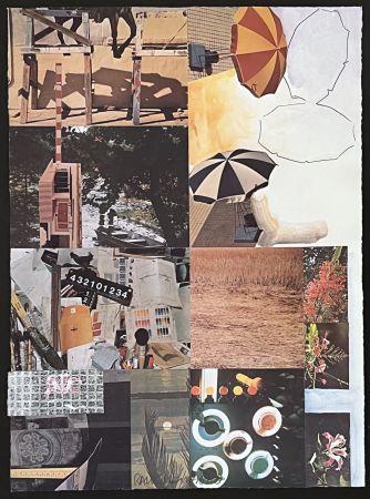 Lithographie Rauschenberg - Umbrellas