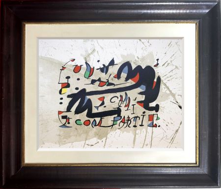 Lithographie Miró - Un Cami Compartit