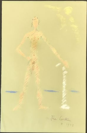 Aucune Technique Cocteau - Un Personnage Debout et Nu (A Nude Standing Figure)