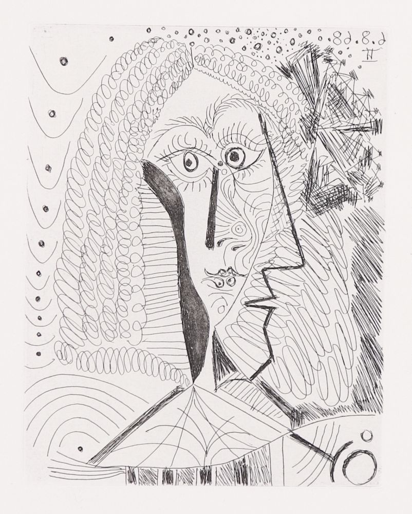 Gravure Picasso - Un Portrait